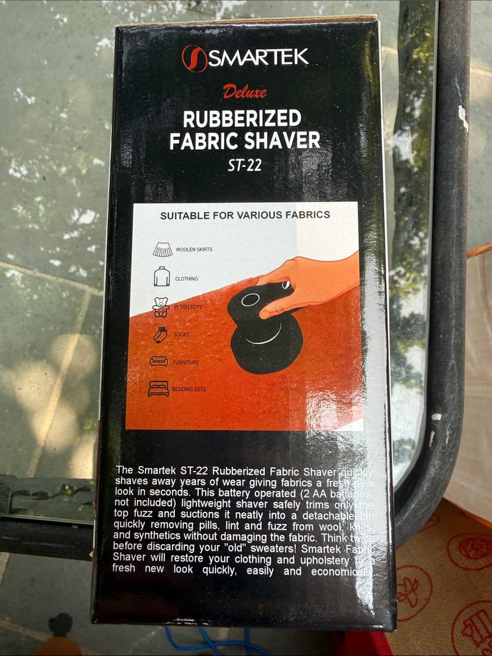 Fabric Clothes Shaver - Black - Picture 2 of 3